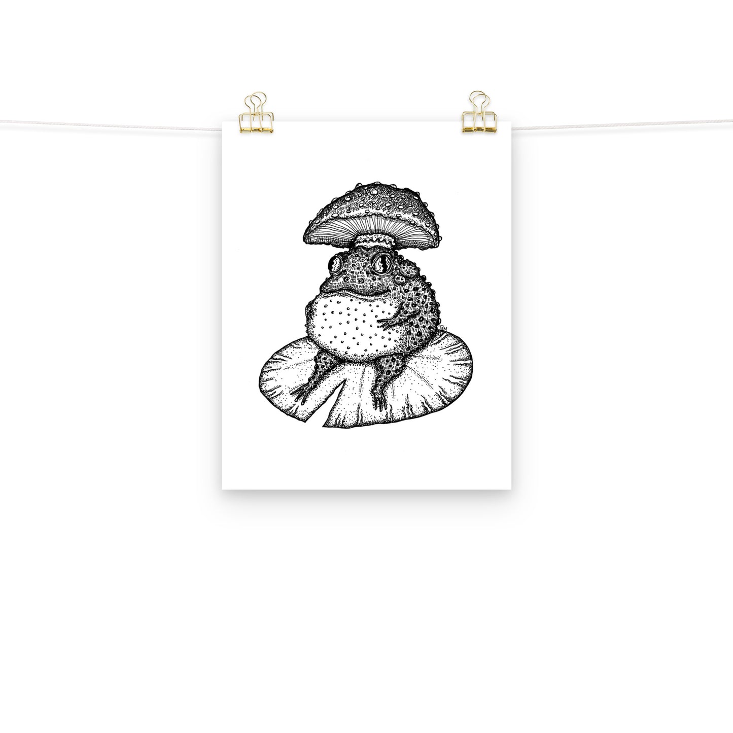Chonky Toad Print