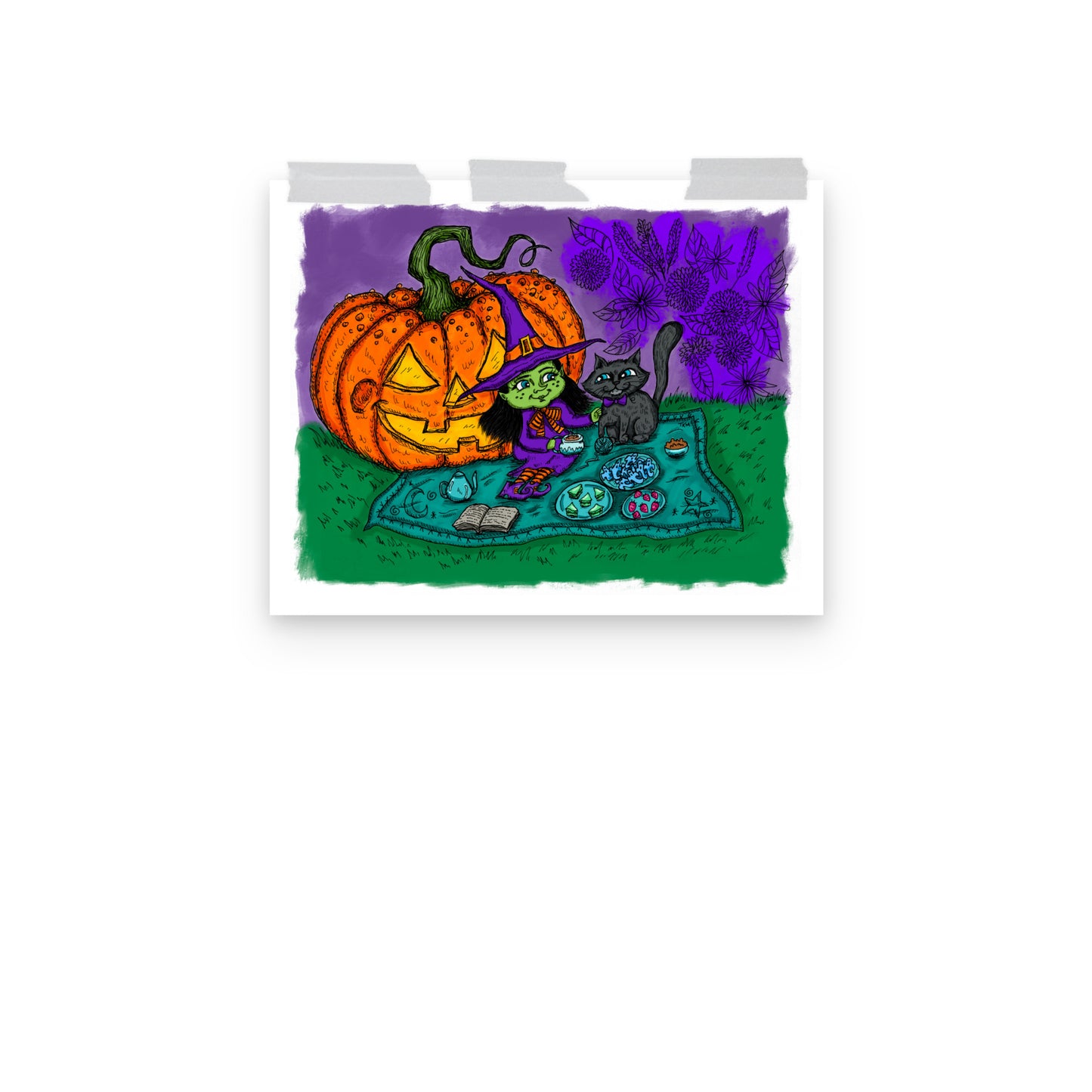 Witch Picnic Print