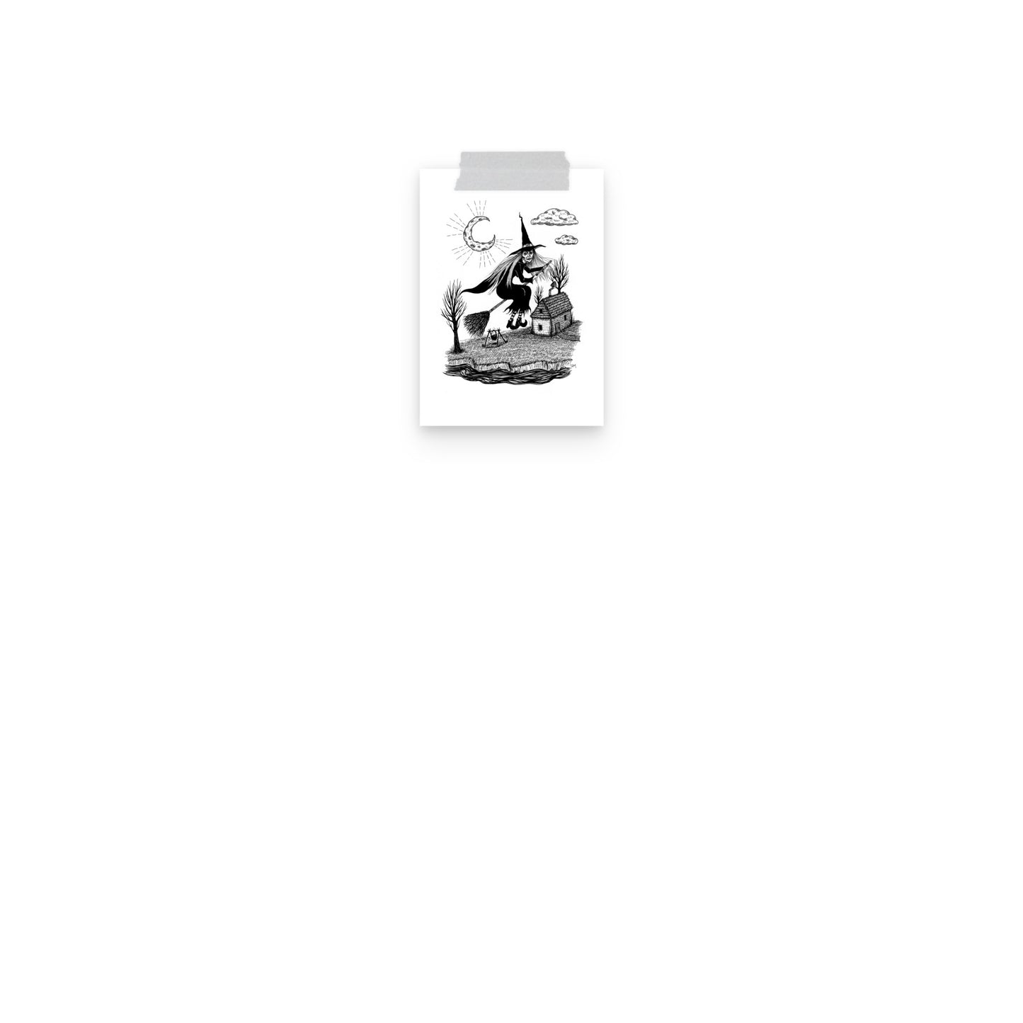 Flying Witch Print