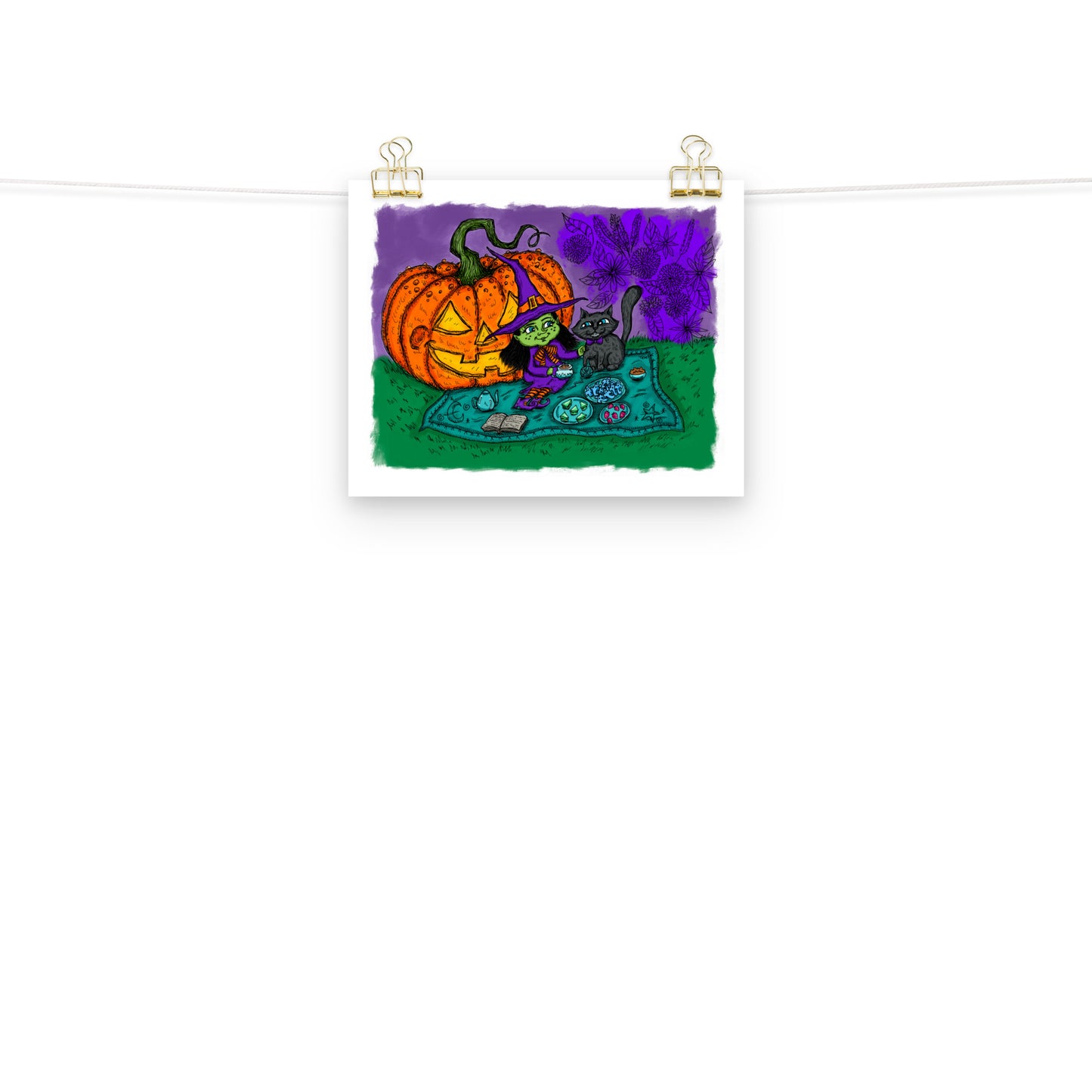 Witch Picnic Print