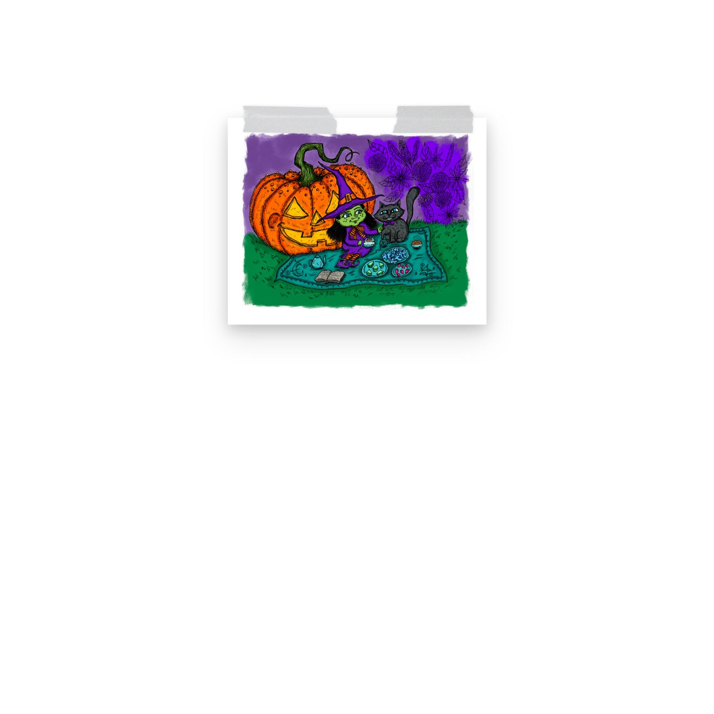 Witch Picnic Print