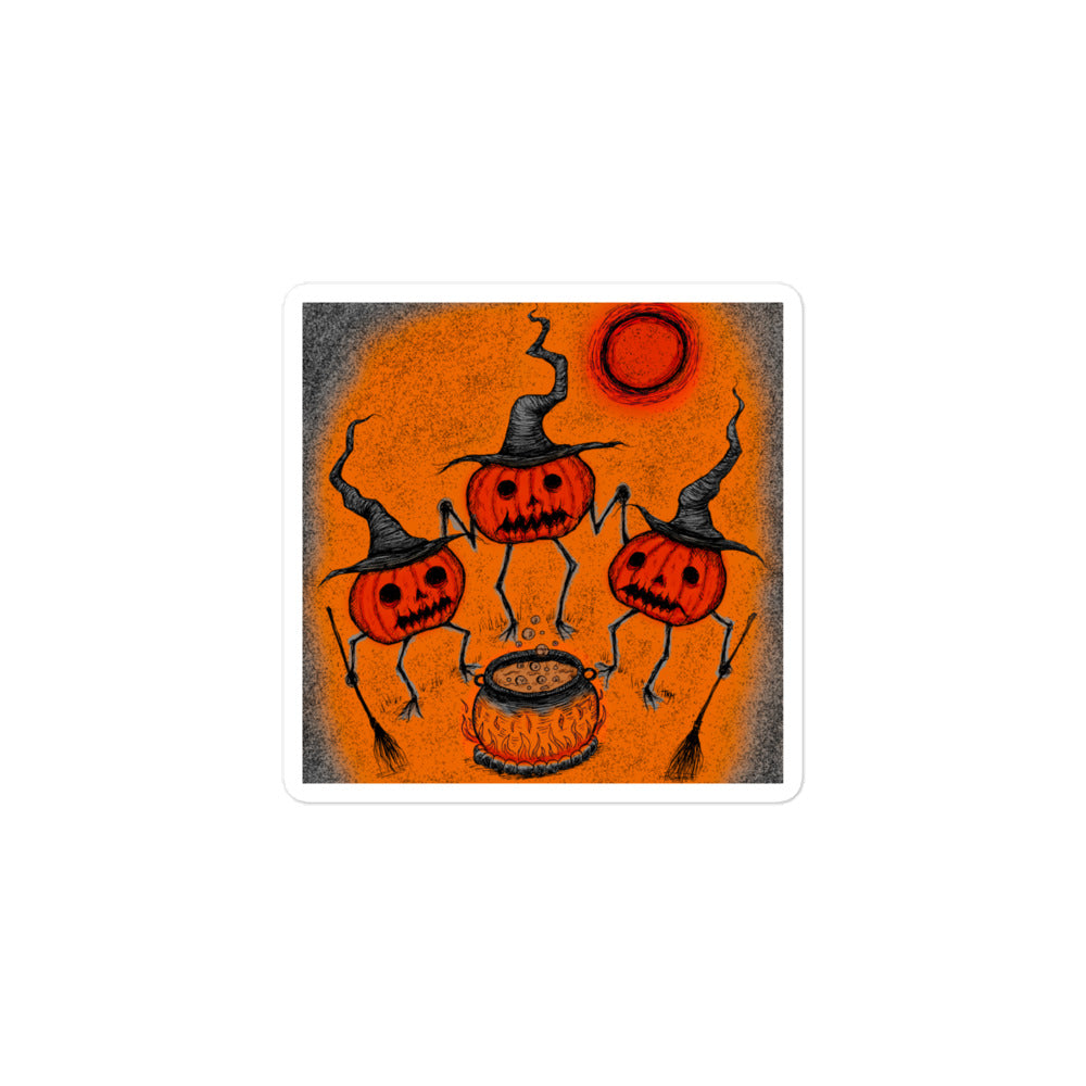 Pumpkin Dance Sticker