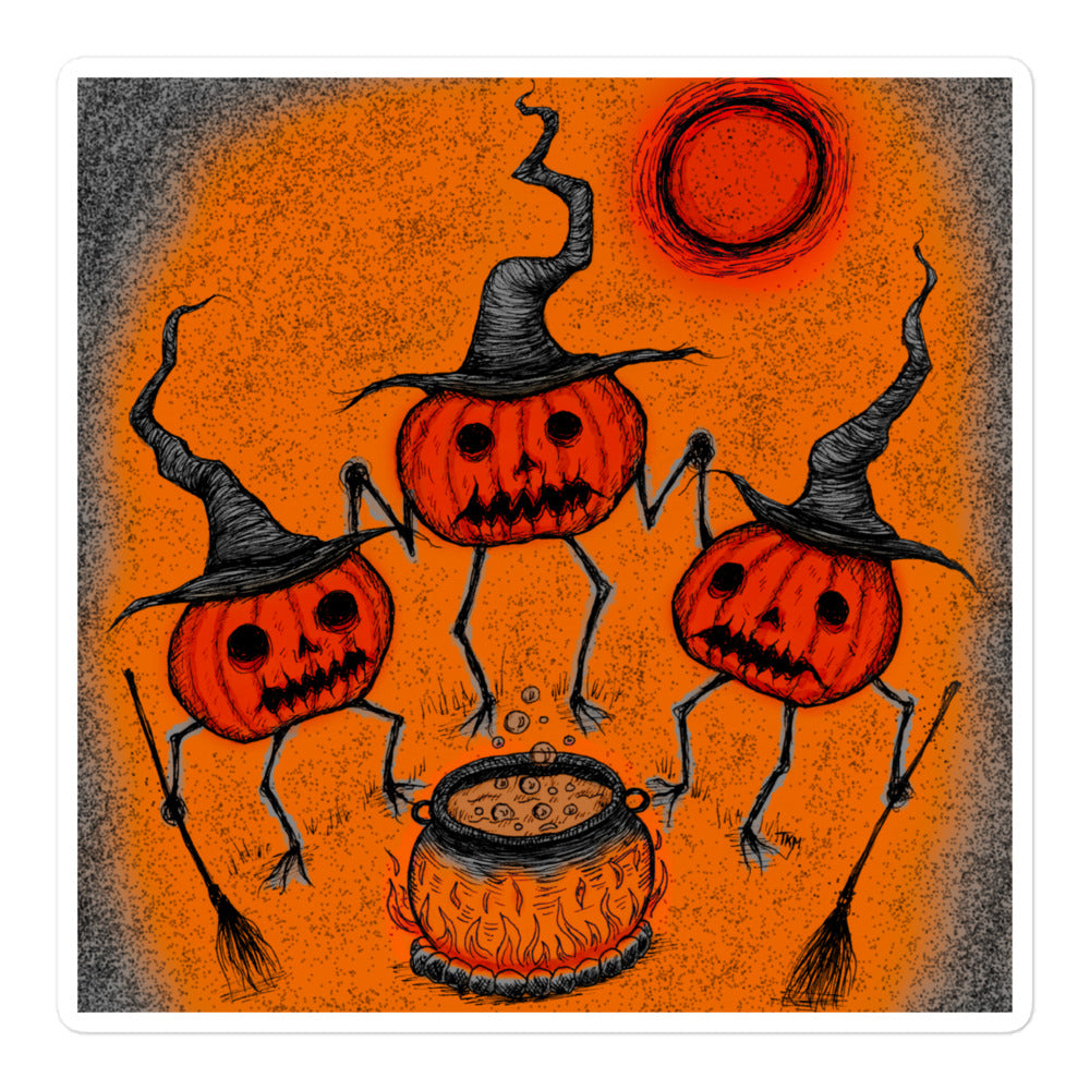 Pumpkin Dance Sticker