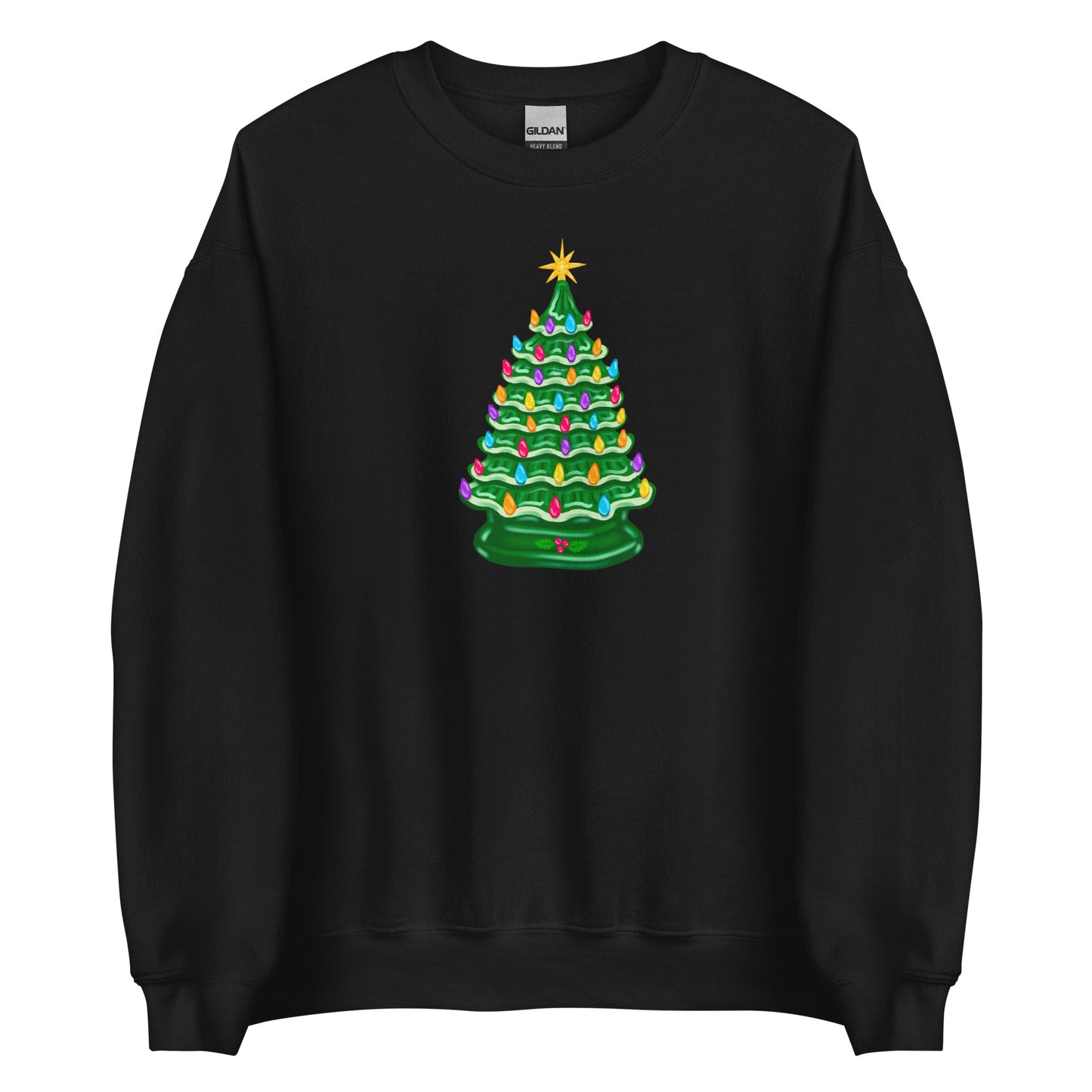 Vintage Christmas Tree Lamp Sweater