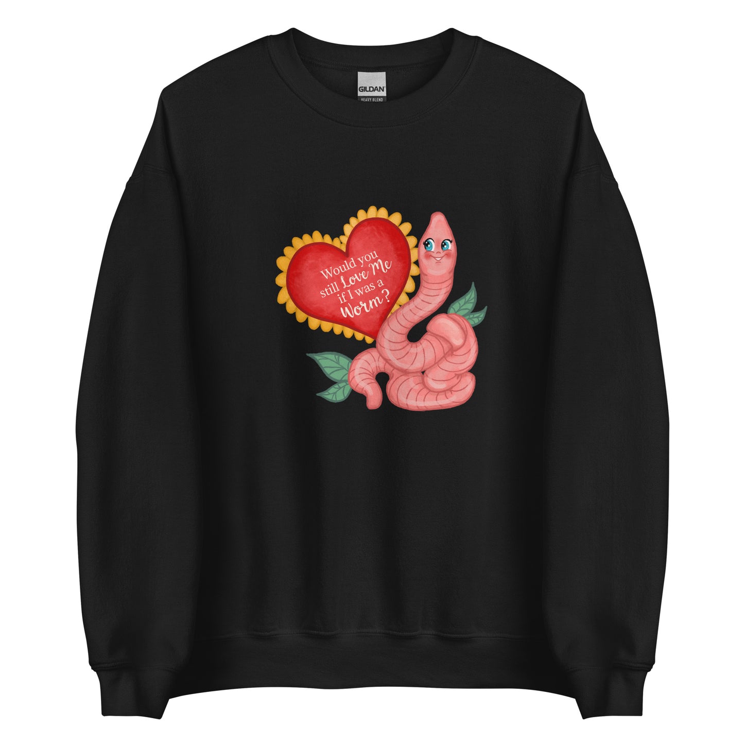 Valentine's Day Worm Sweater
