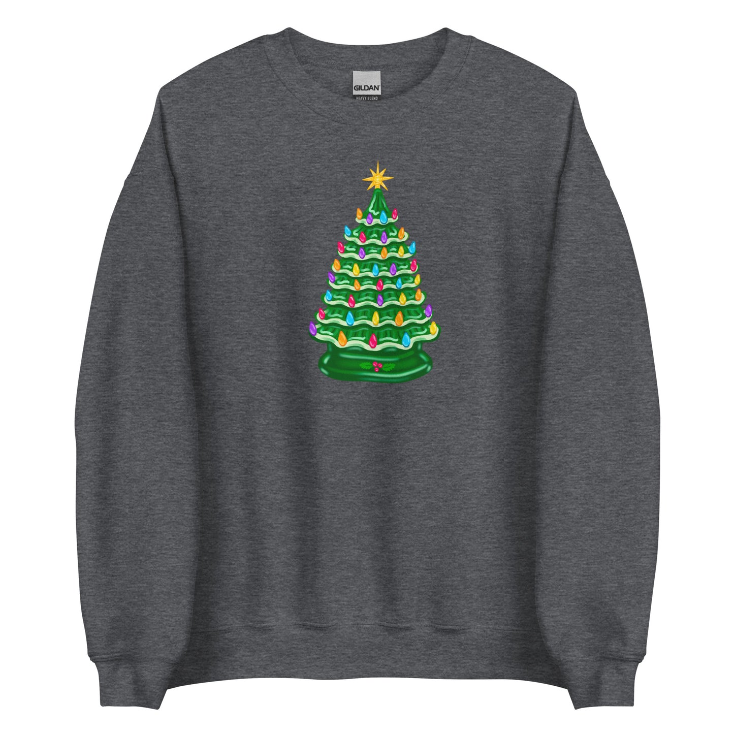 Vintage Christmas Tree Lamp Sweater