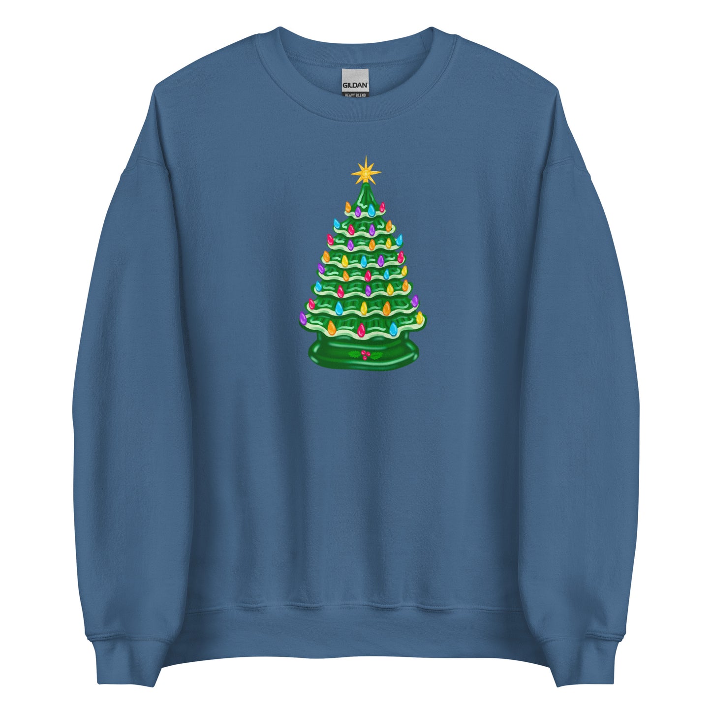 Vintage Christmas Tree Lamp Sweater