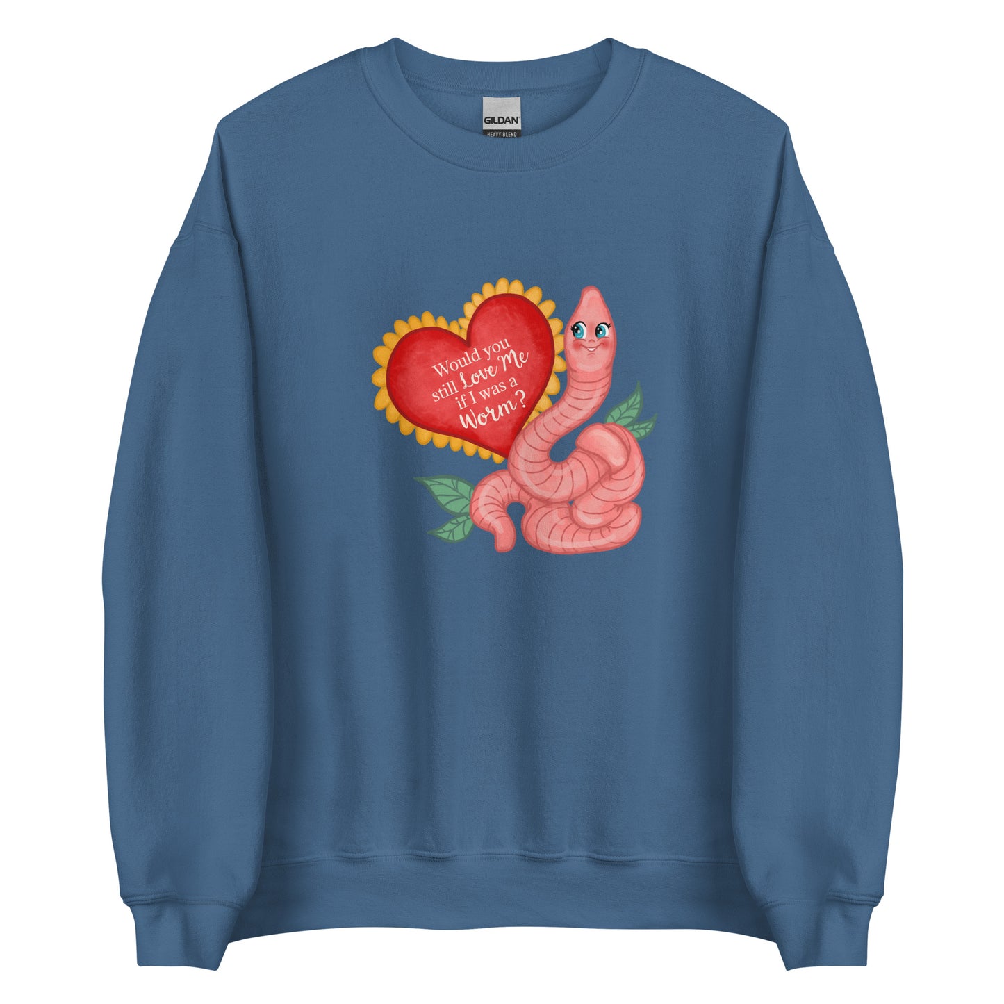 Valentine's Day Worm Sweater