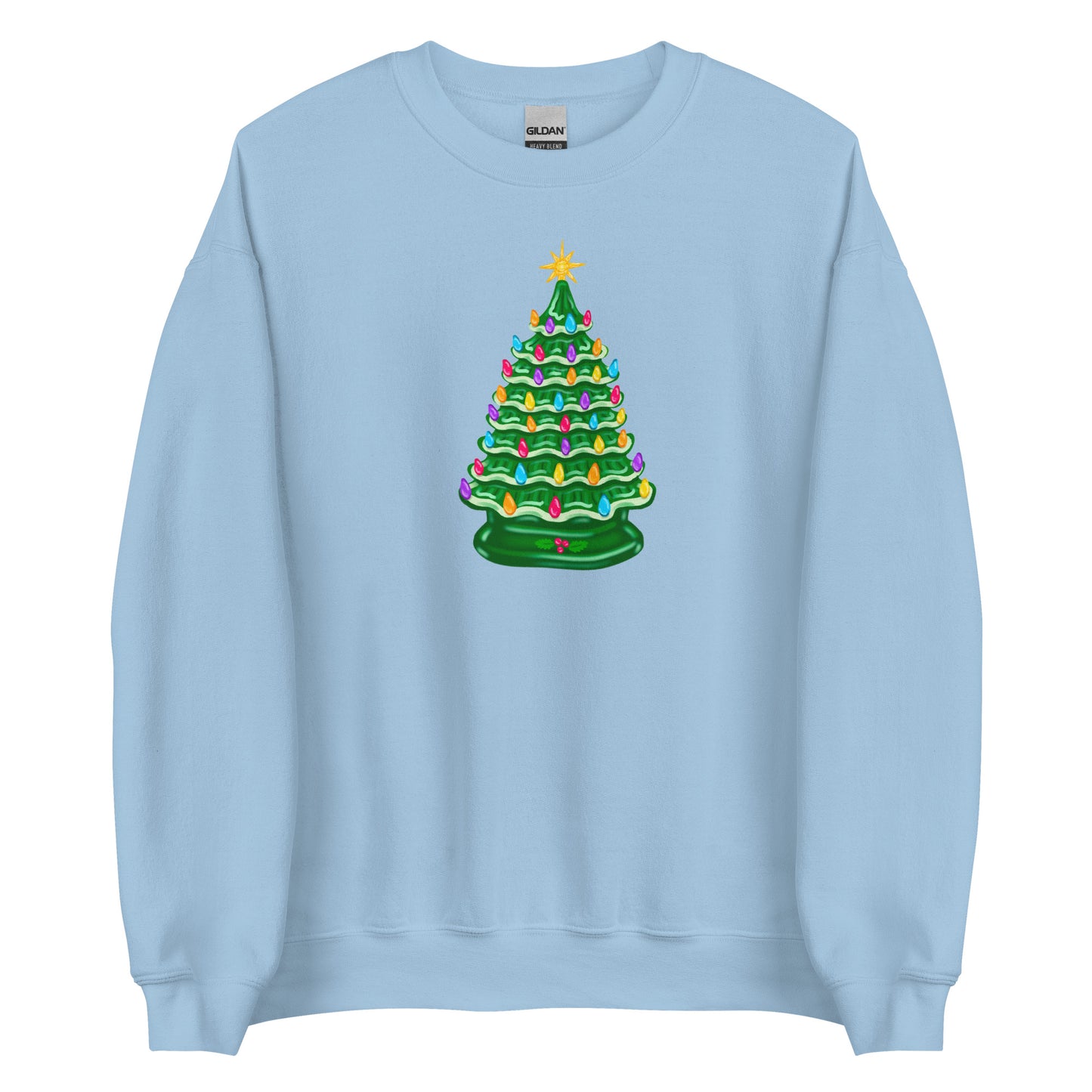 Vintage Christmas Tree Lamp Sweater