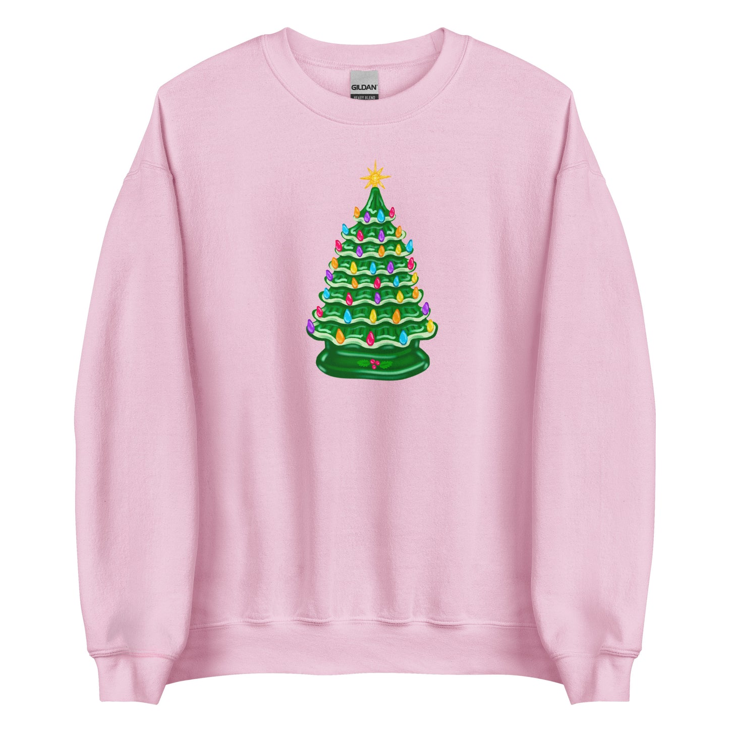 Vintage Christmas Tree Lamp Sweater
