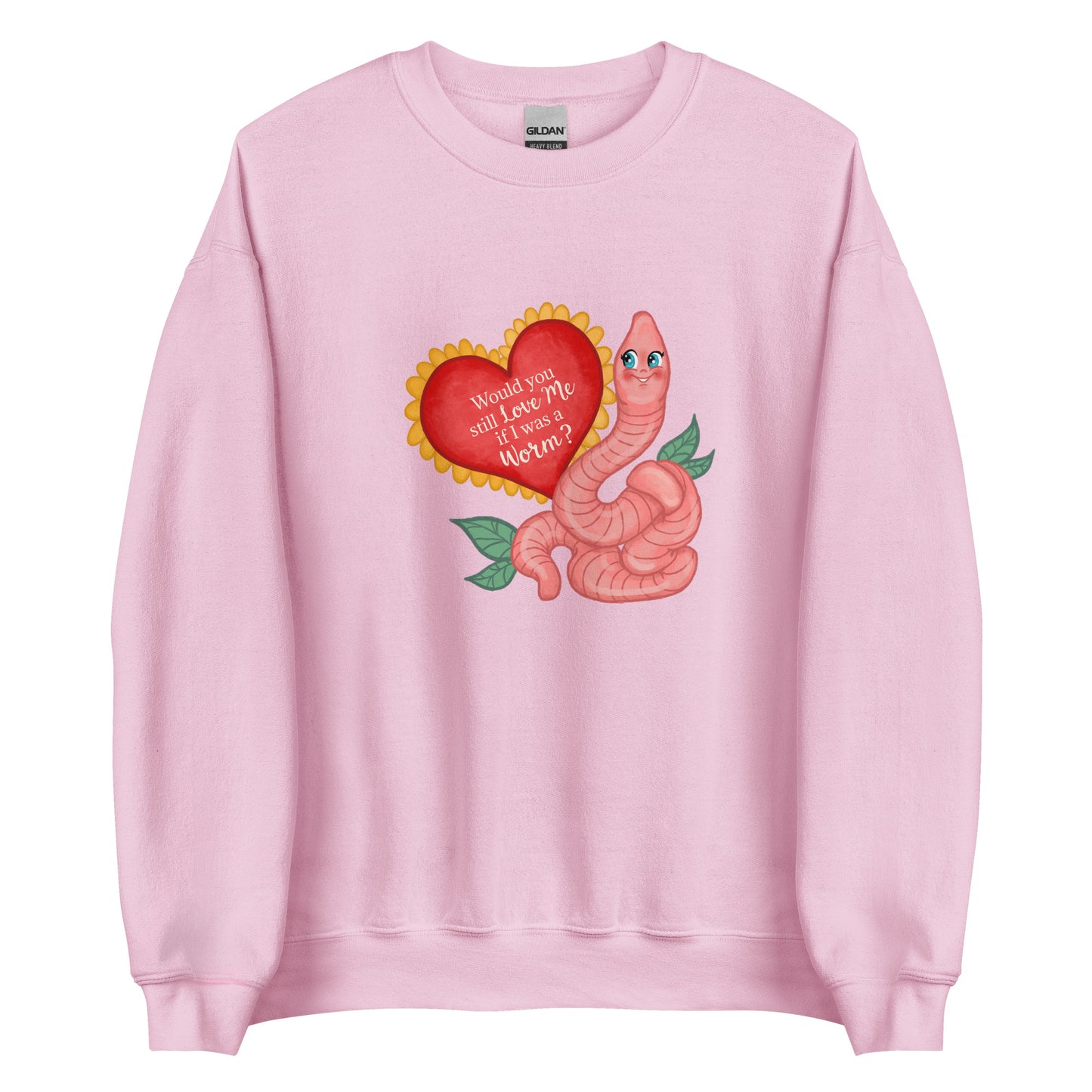Valentine's Day Worm Sweater