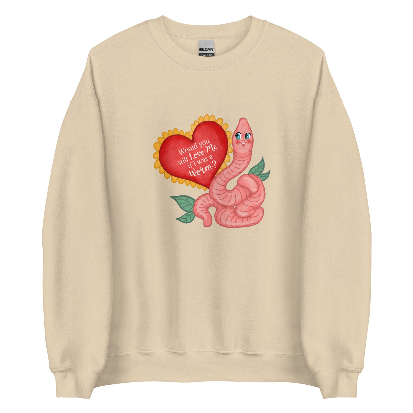 Valentine's Day Worm Sweater
