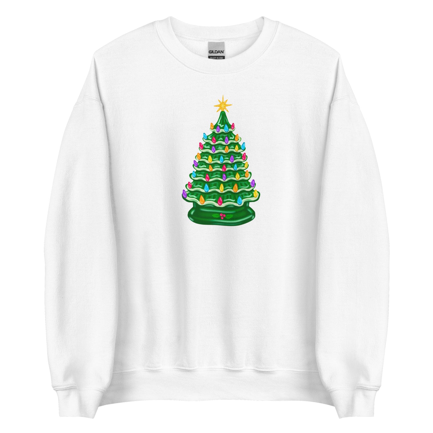 Vintage Christmas Tree Lamp Sweater