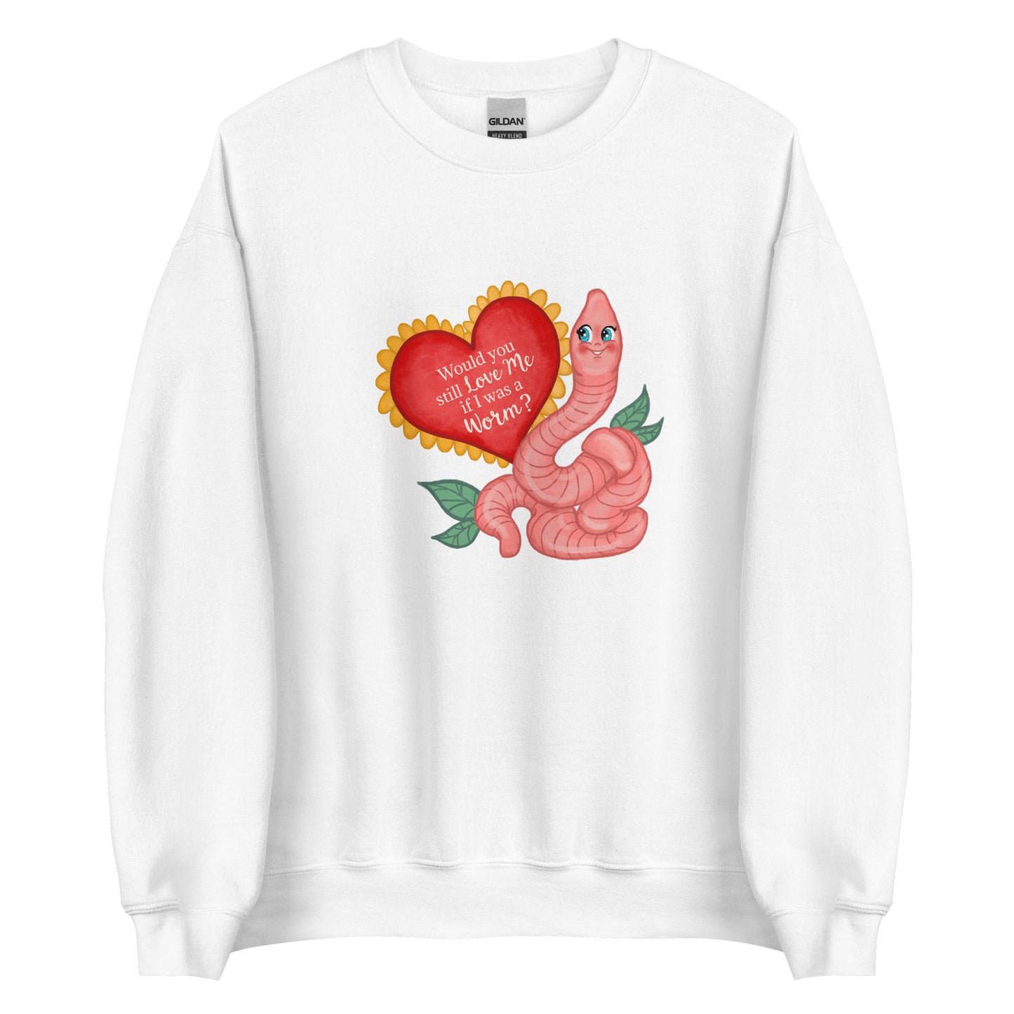 Valentine's Day Worm Sweater