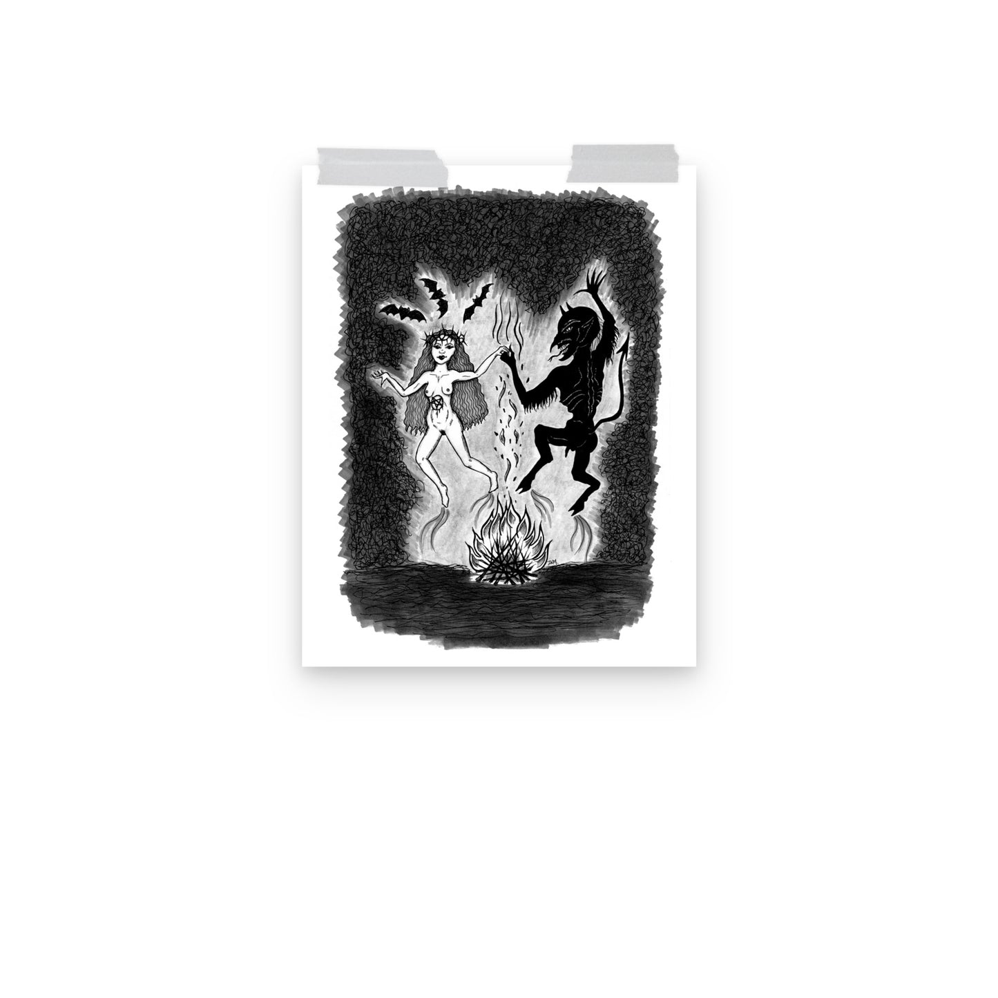 Dancing With The Devil Print