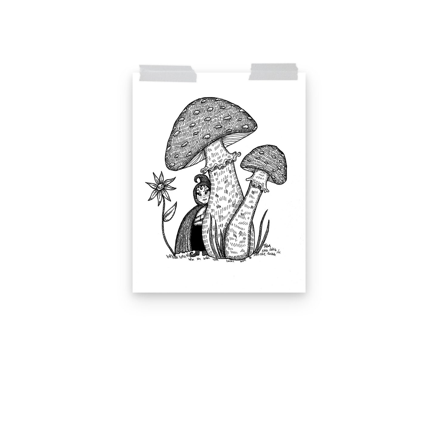 Mushroom Elf Print