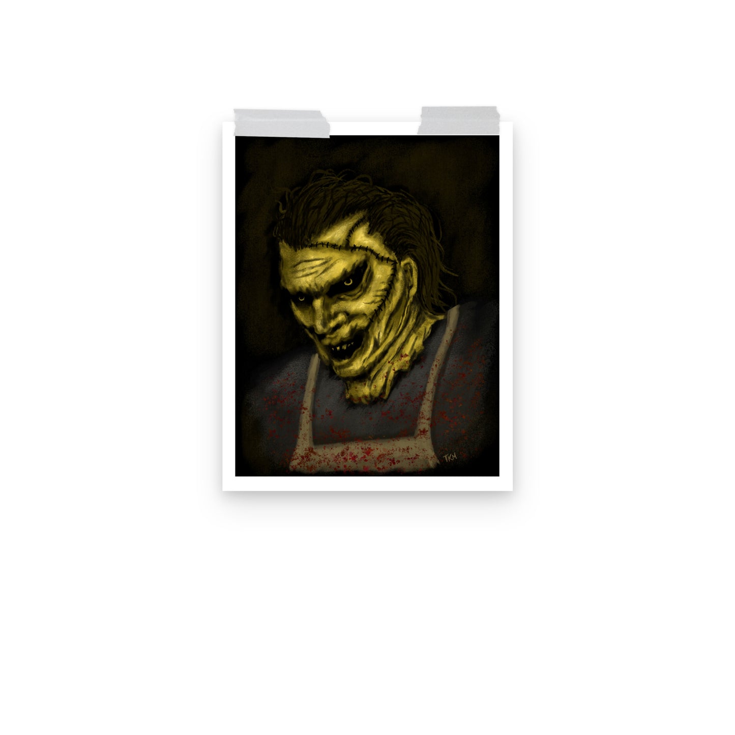 Leatherface Fan Art Print