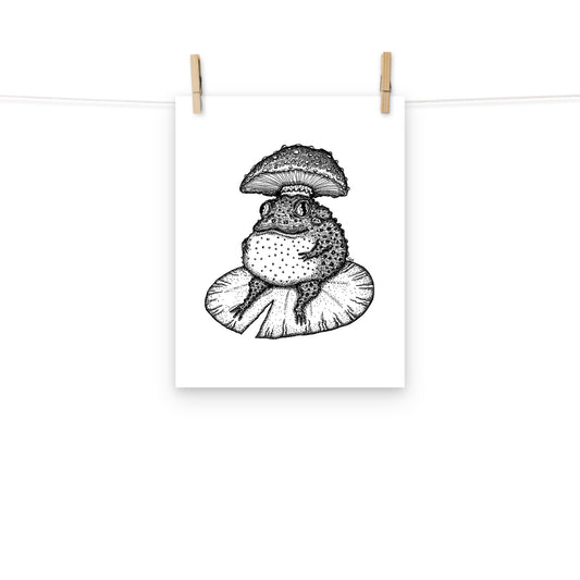 Chonky Toad Print