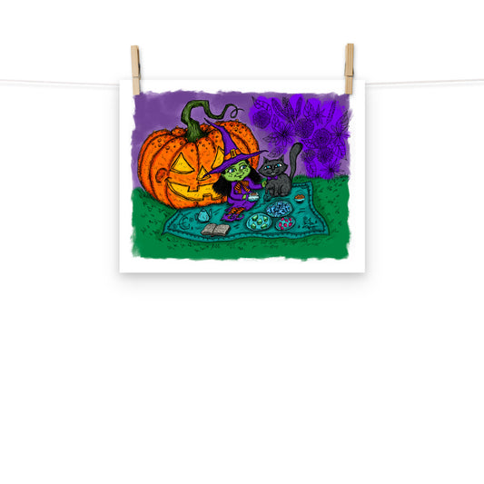Witch Picnic Print
