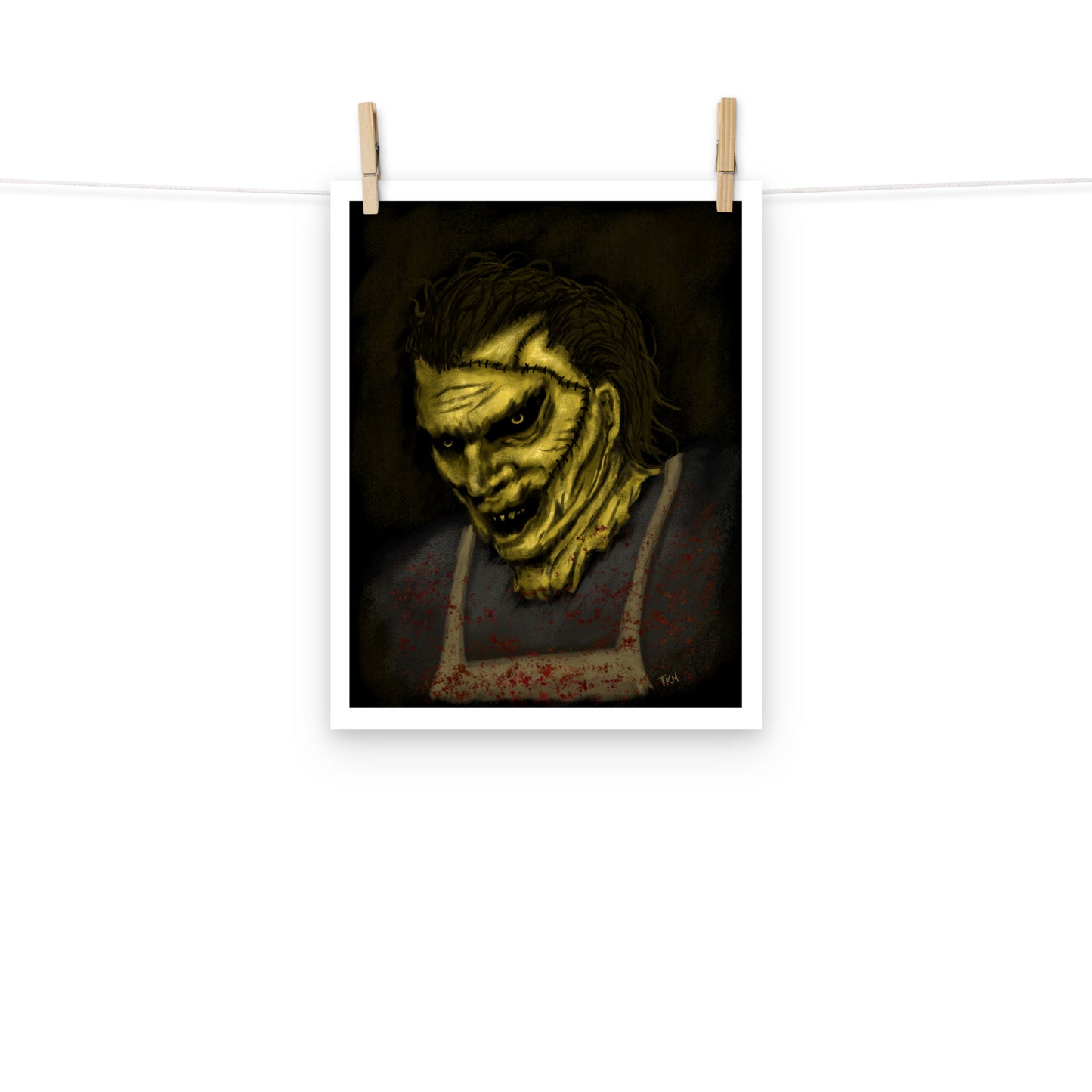 Leatherface Fan Art Print