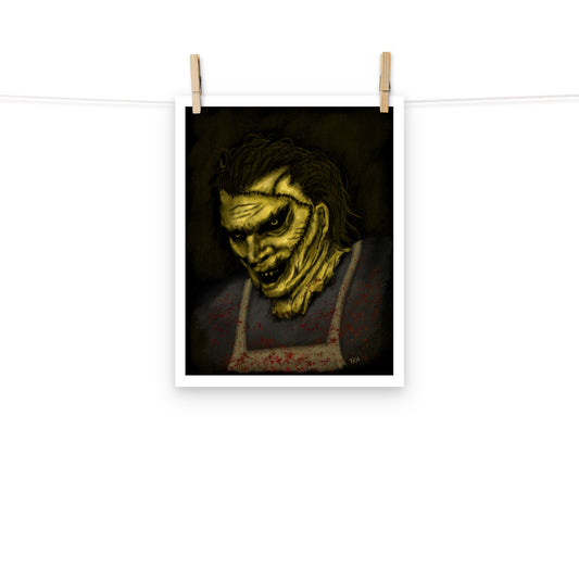 Leatherface Fan Art Print