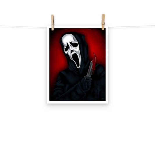 Ghostface Fan Art Print
