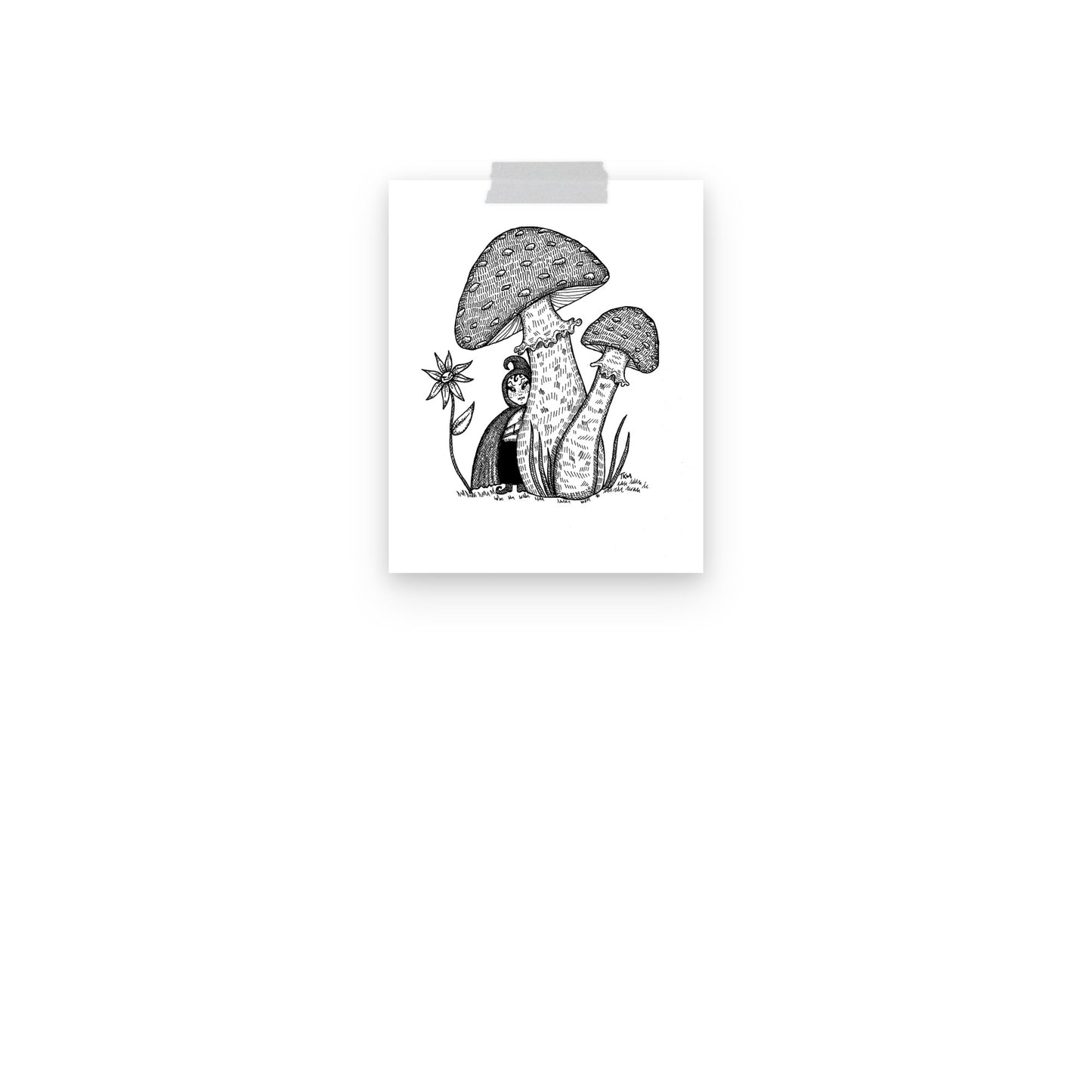 Mushroom Elf Print
