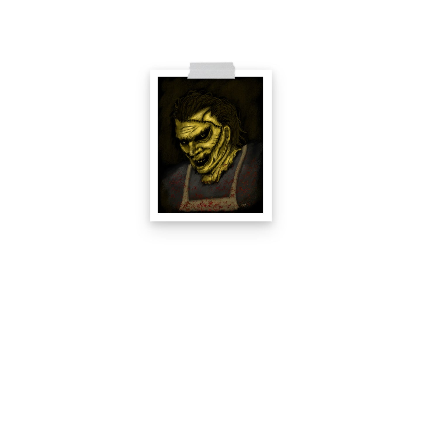 Leatherface Fan Art Print