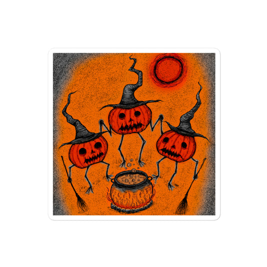 Pumpkin Dance Sticker