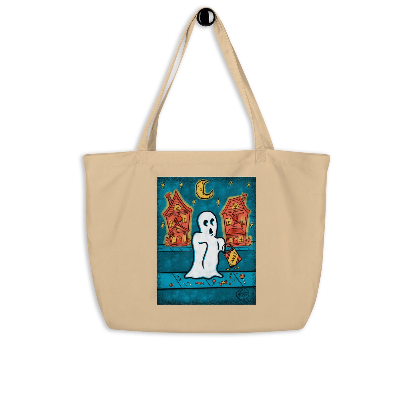 Vintage Halloween Ghost Tote