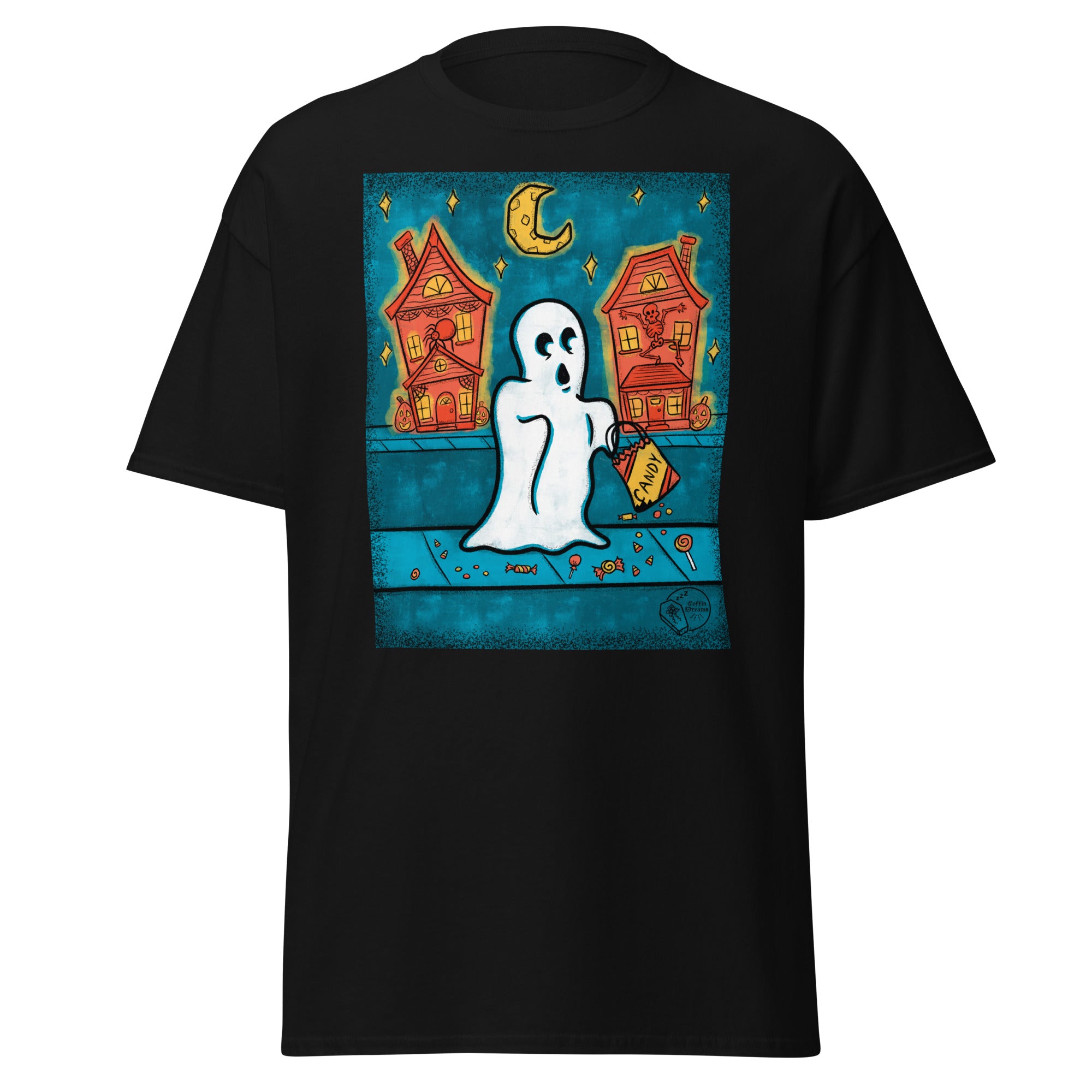 Vintage Halloween Ghost Tee – CoffinDreams