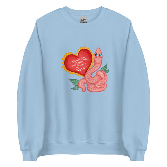 Valentine's Day Worm Sweater
